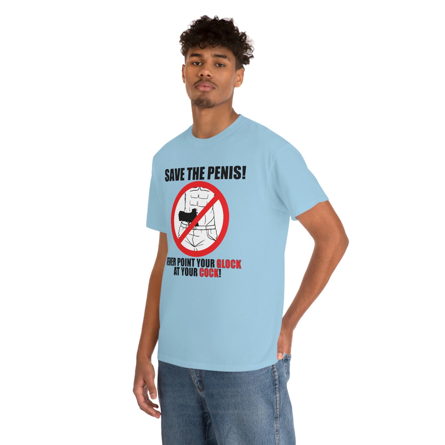 Save the Penis! Unisex Heavy Cotton Tee