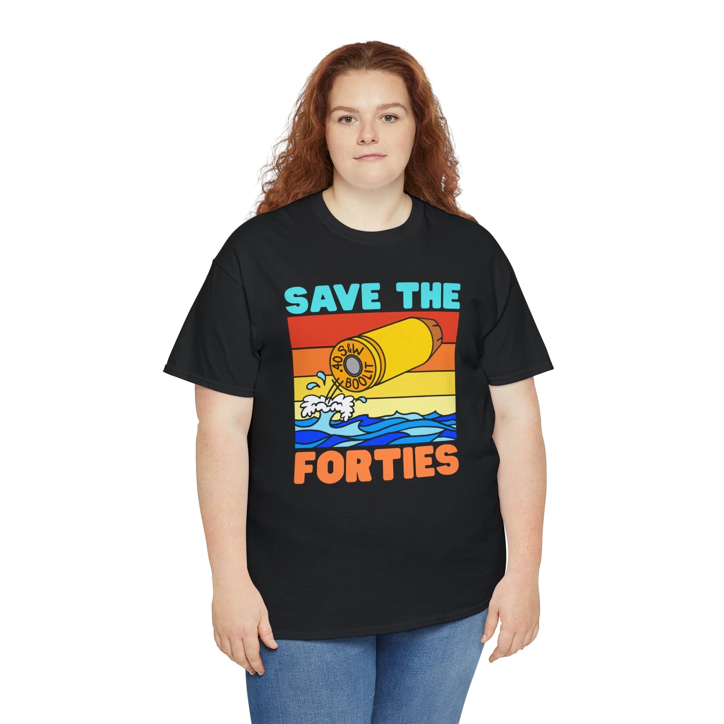Save the Forties! Unisex Heavy Cotton Tee