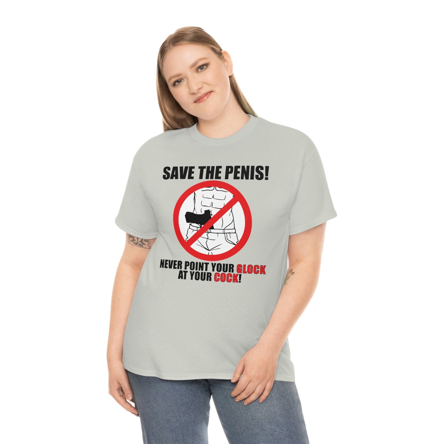 Save the Penis! Unisex Heavy Cotton Tee