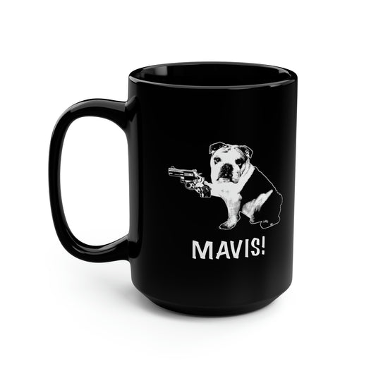 Mavis Black Mug, 15oz