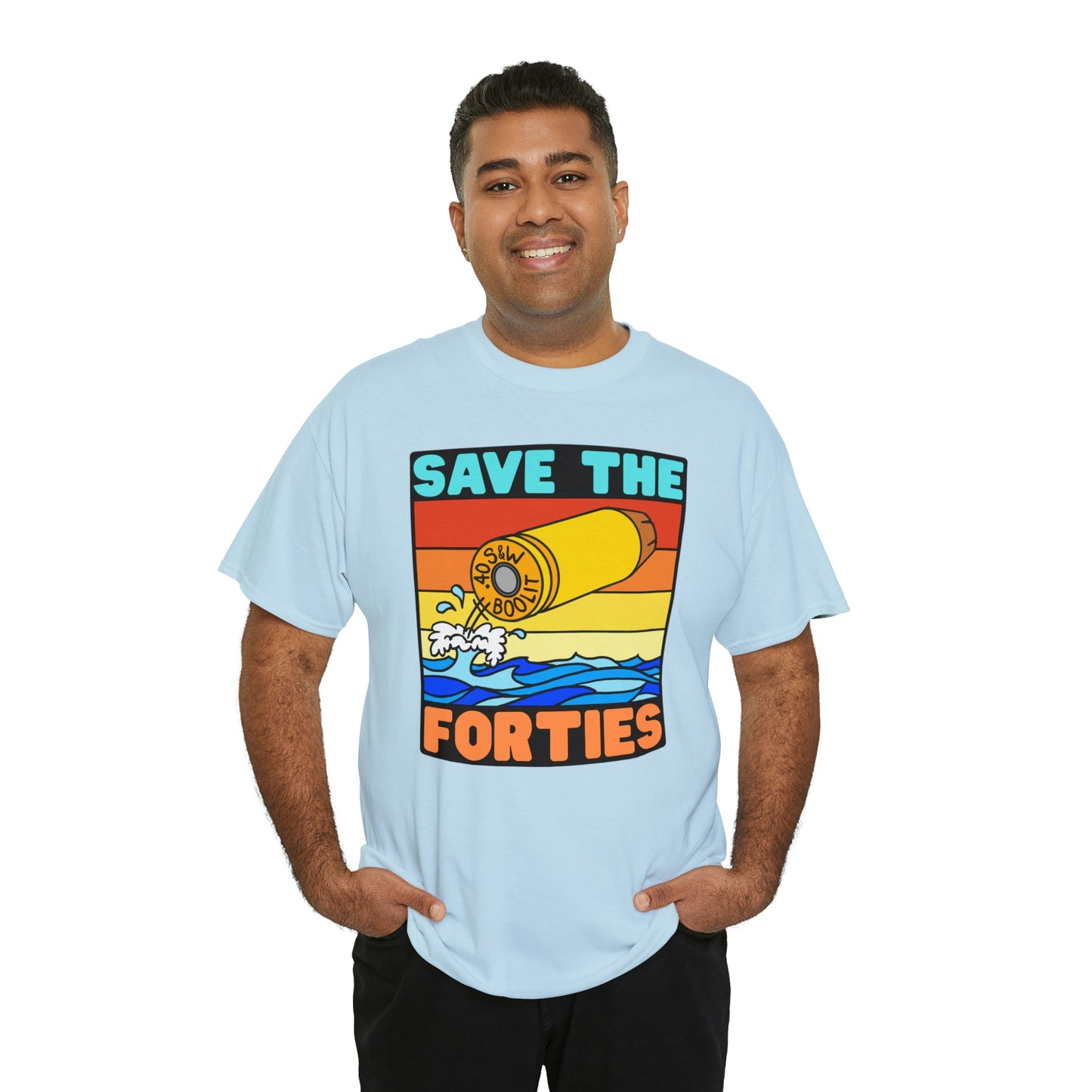 Save the Forties! Unisex Heavy Cotton Tee