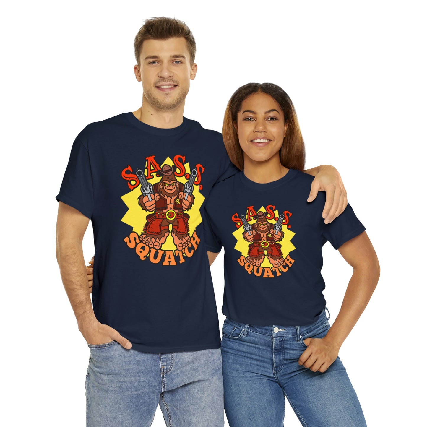 SASS-Squatch Unisex Heavy Cotton Tee