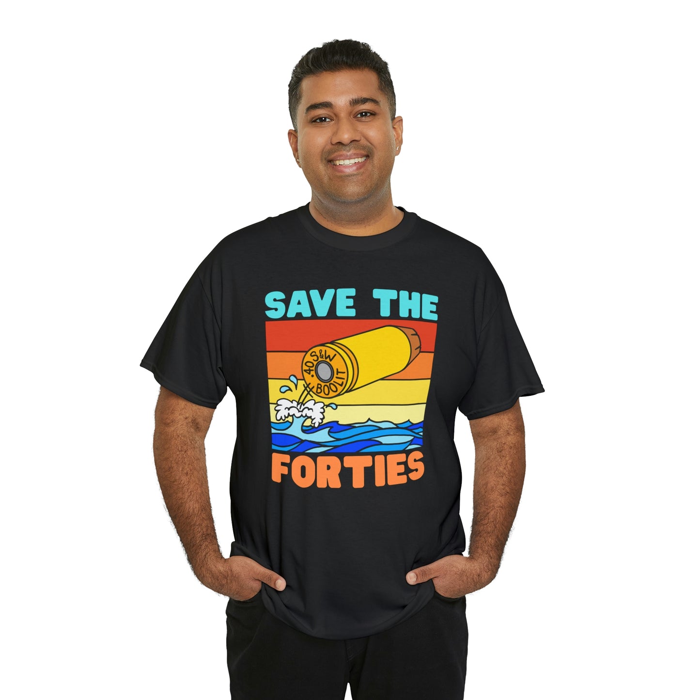 Save the Forties! Unisex Heavy Cotton Tee