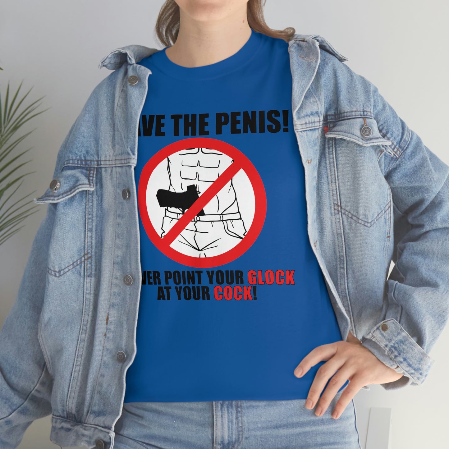 Save the Penis! Unisex Heavy Cotton Tee