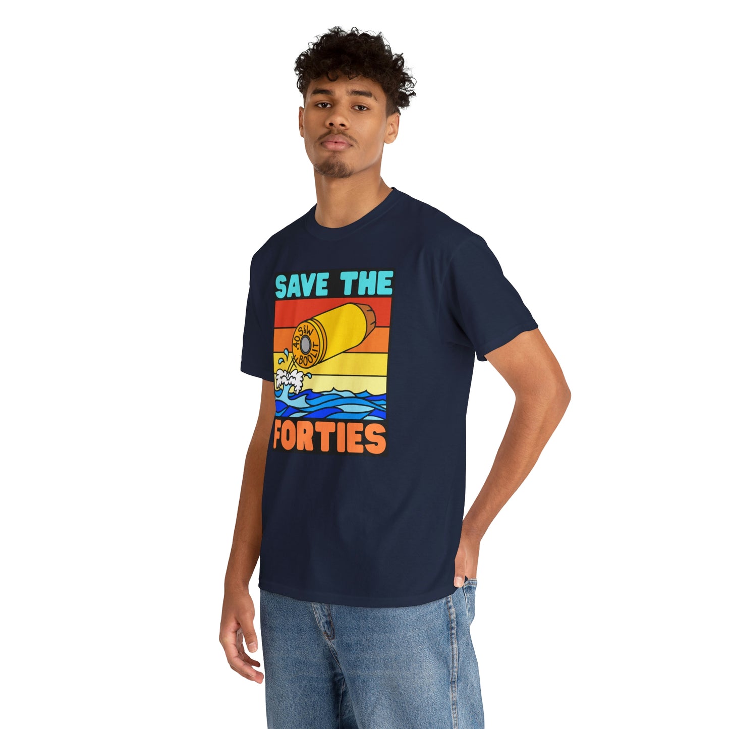 Save the Forties! Unisex Heavy Cotton Tee