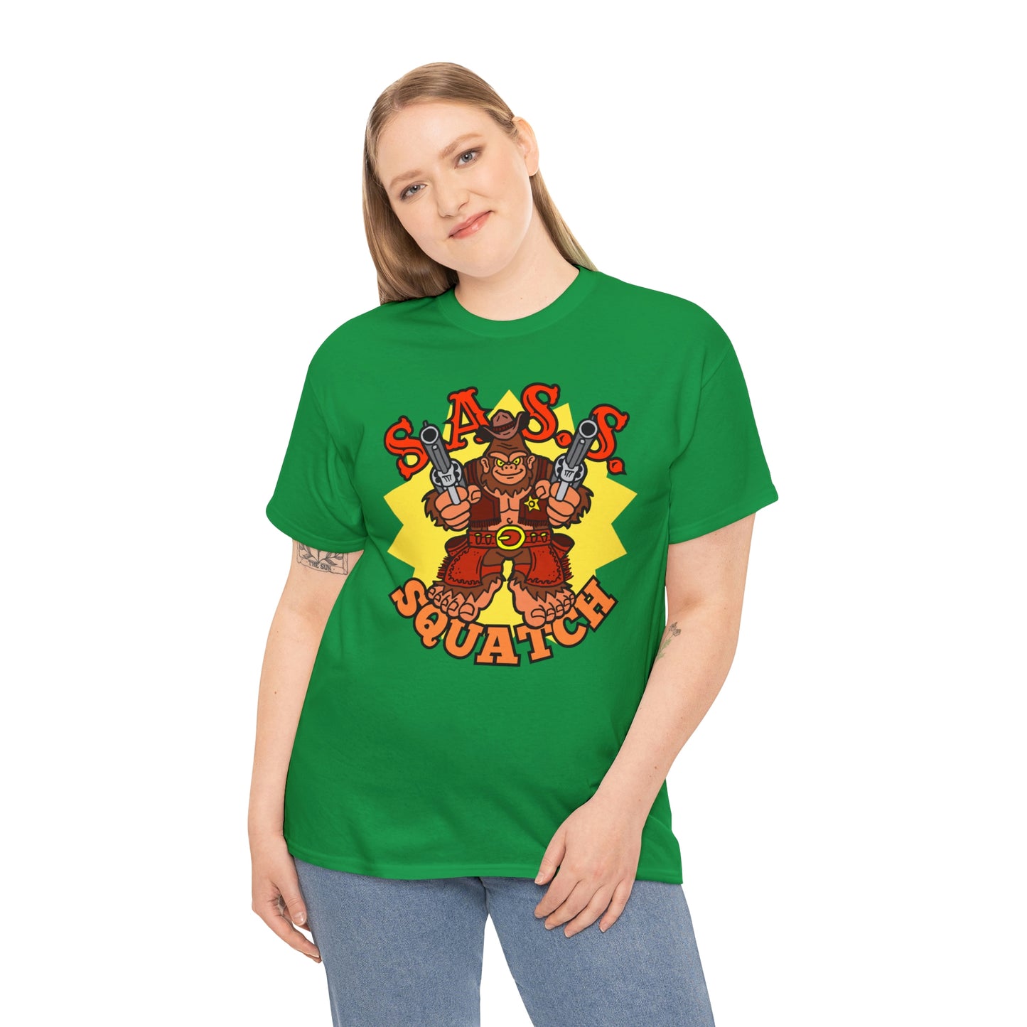 SASS-Squatch Unisex Heavy Cotton Tee