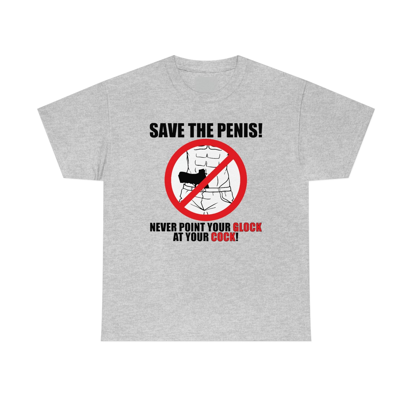 Save the Penis! Unisex Heavy Cotton Tee