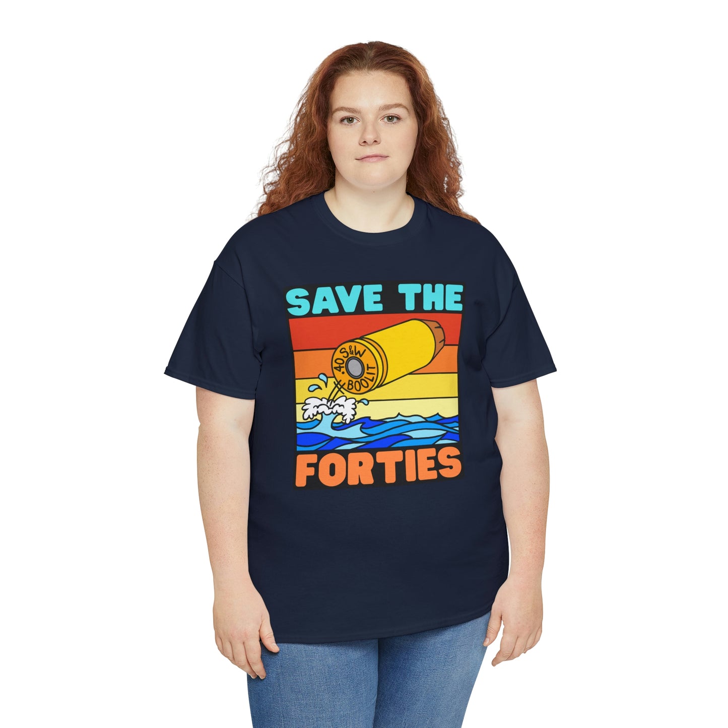 Save the Forties! Unisex Heavy Cotton Tee