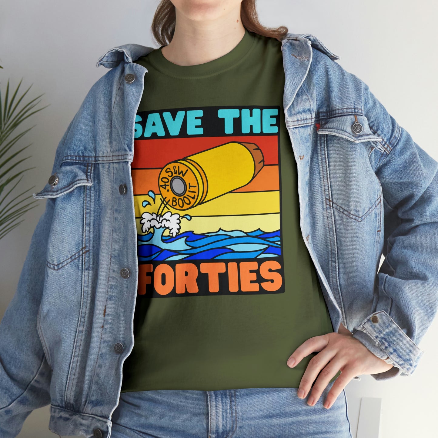Save the Forties! Unisex Heavy Cotton Tee