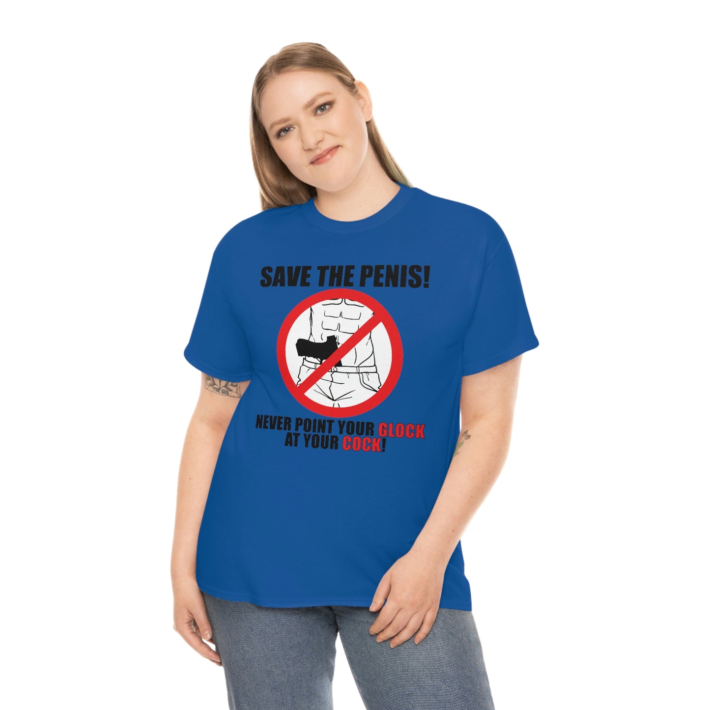 Save the Penis! Unisex Heavy Cotton Tee