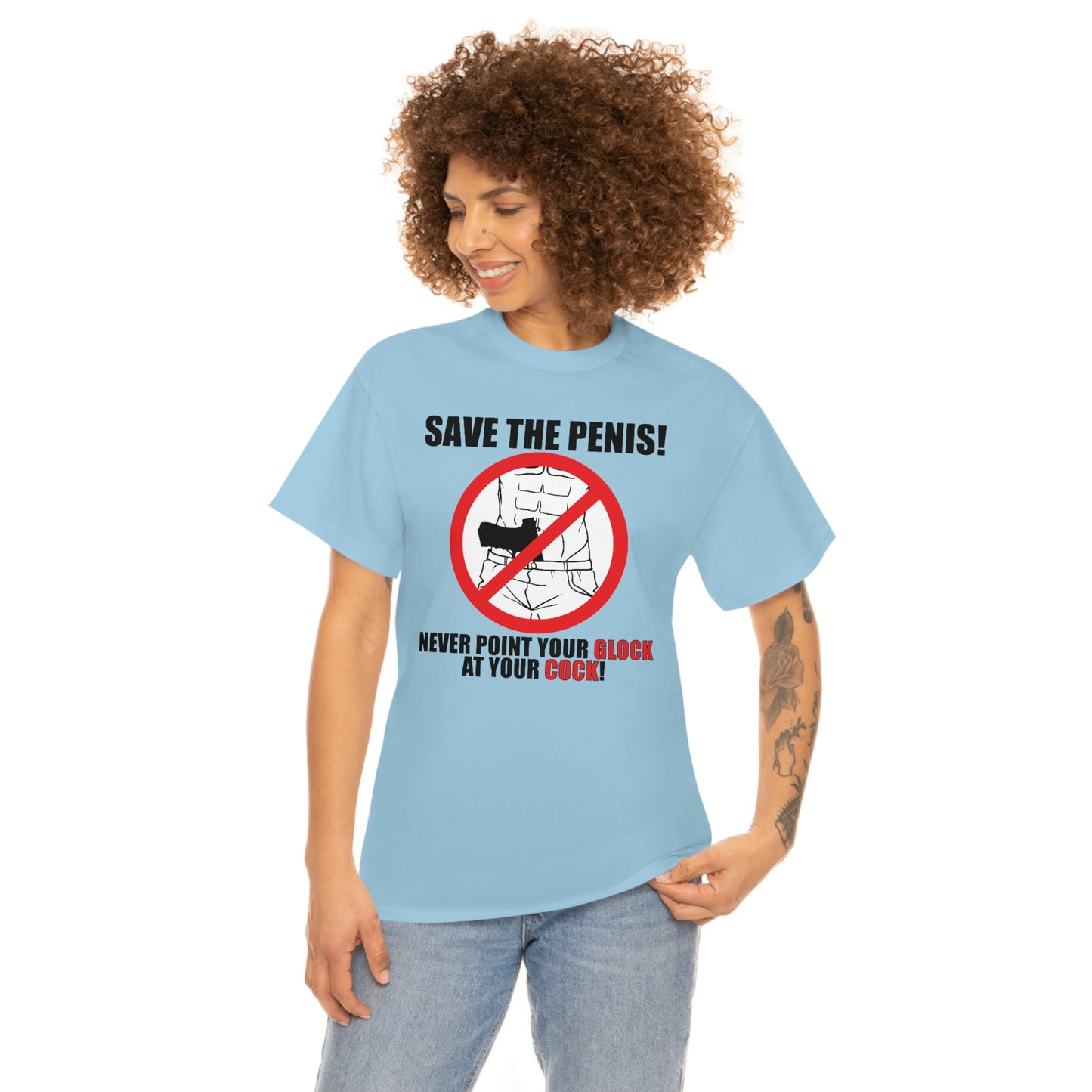 Save the Penis! Unisex Heavy Cotton Tee