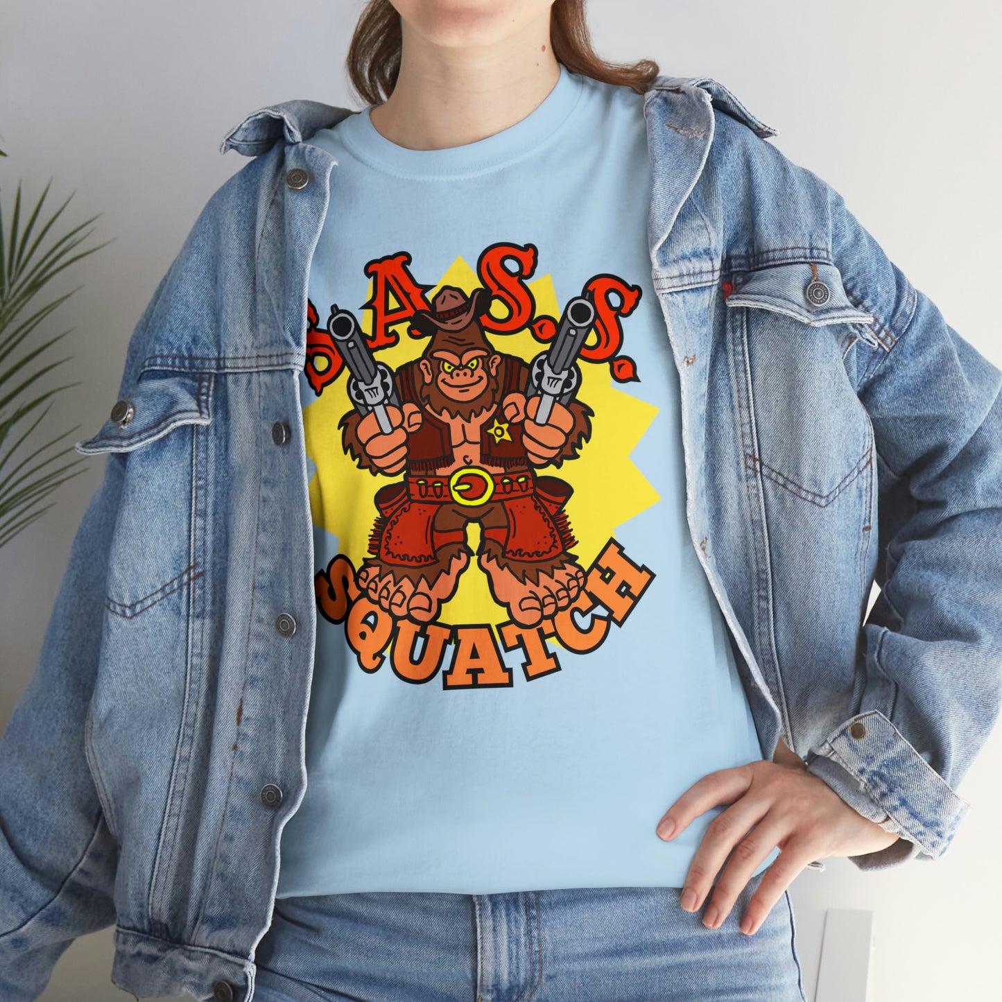 SASS-Squatch Unisex Heavy Cotton Tee