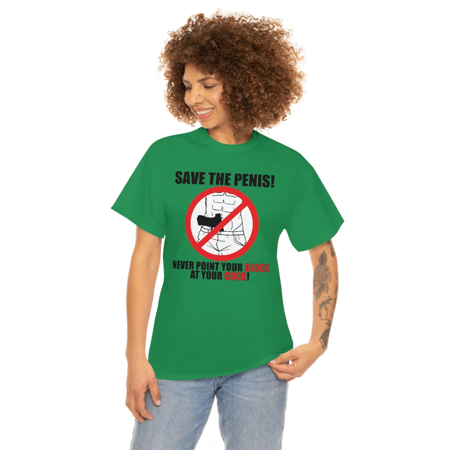 Save the Penis! Unisex Heavy Cotton Tee