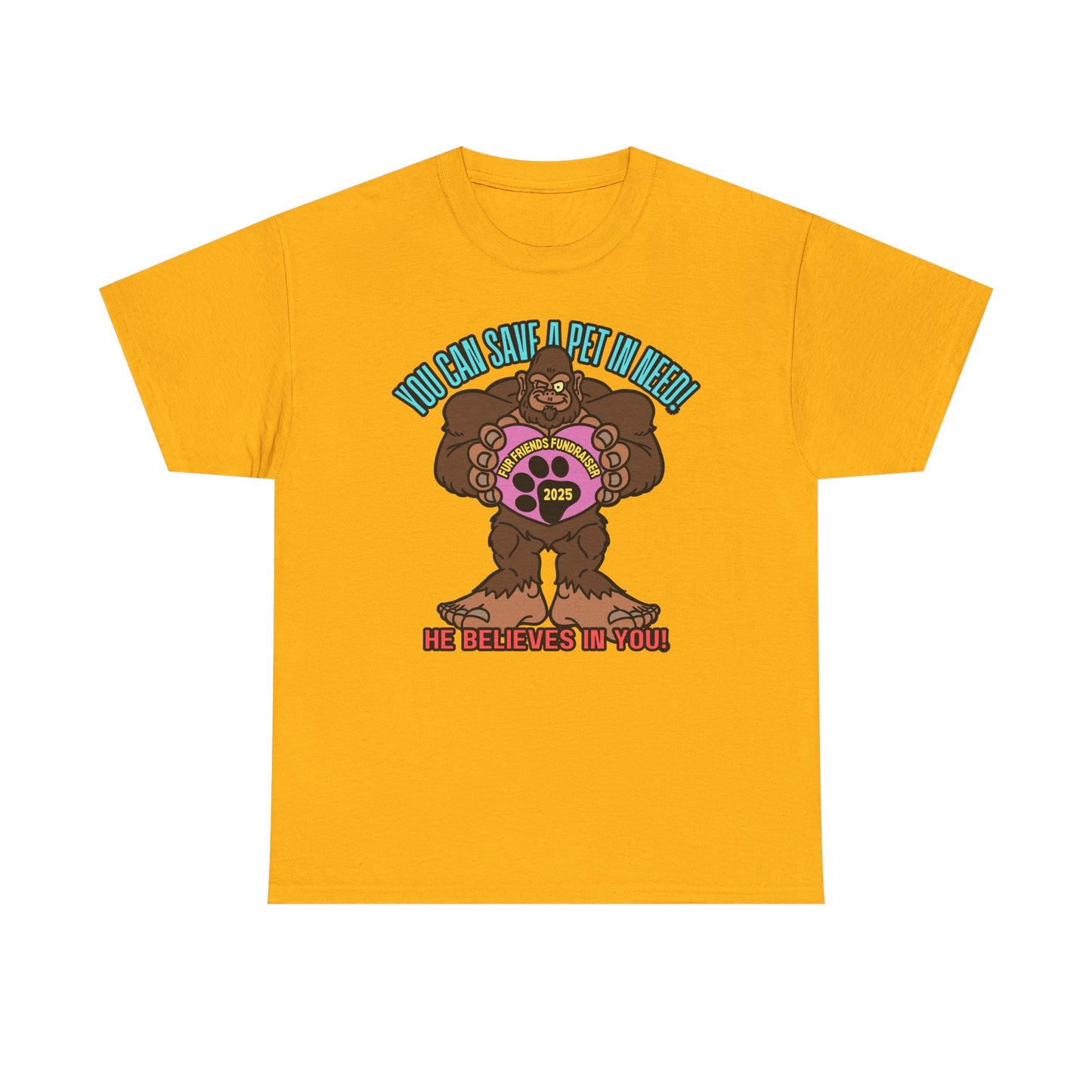 (FFF) He Believes in You! Unisex Heavy Cotton Tee