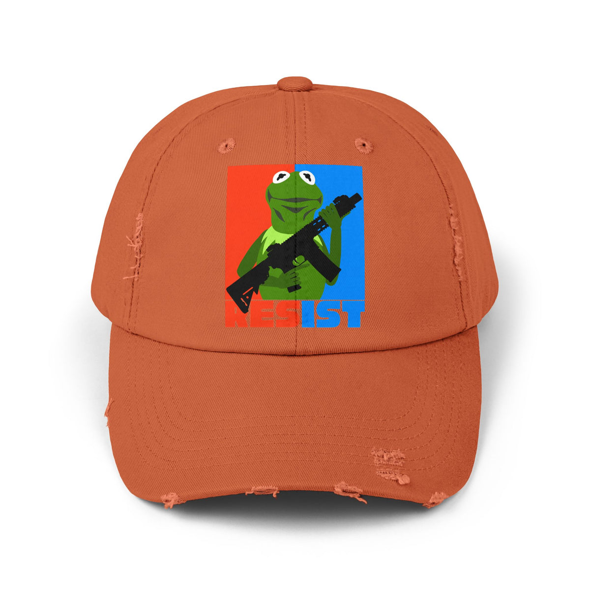 resist! Unisex Distressed Cap