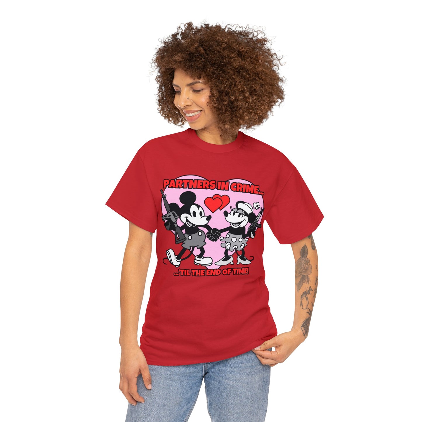 Partners in Crime! Unisex Heavy Cotton Tee