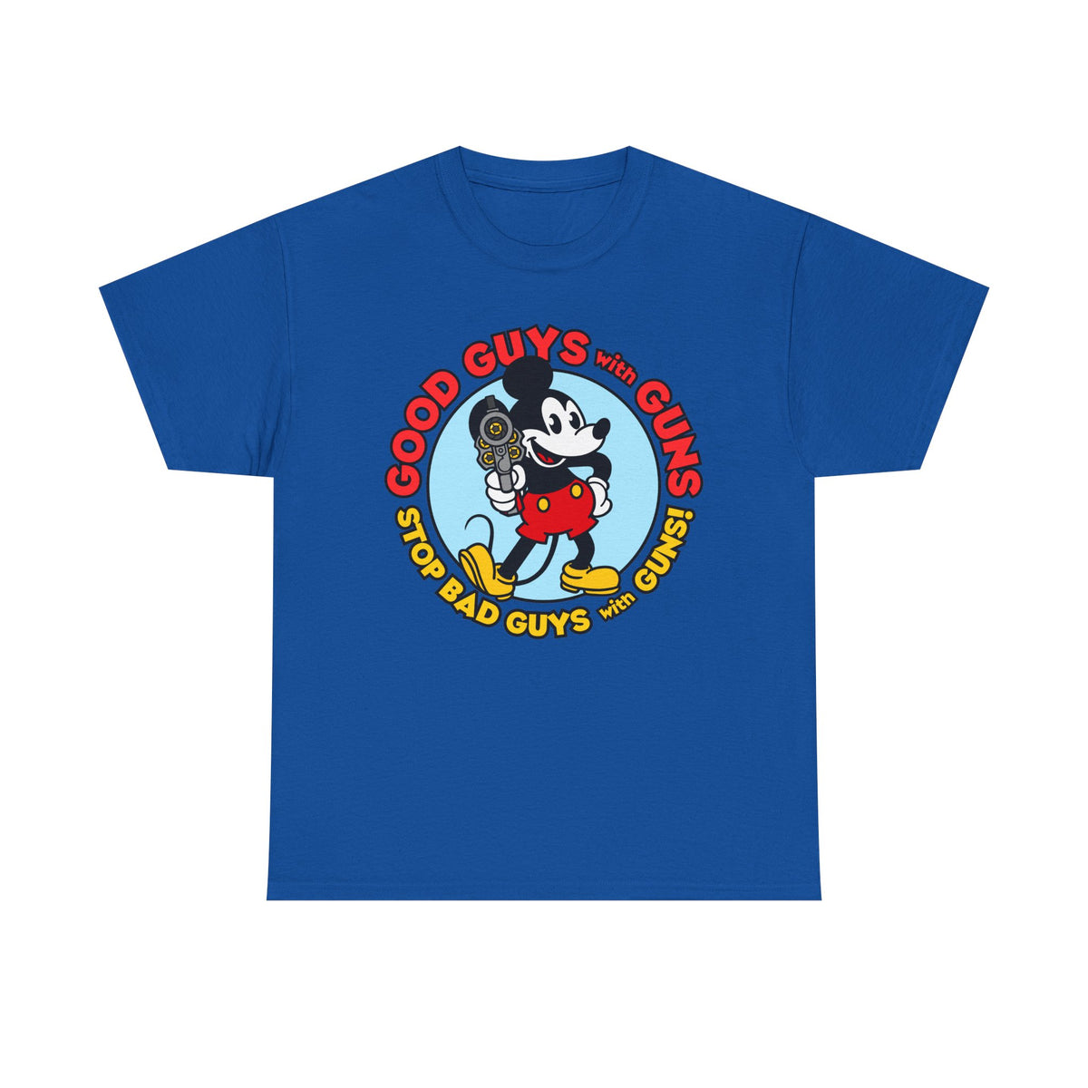 Good Guys with Guns! (V2) Unisex Heavy Cotton Tee