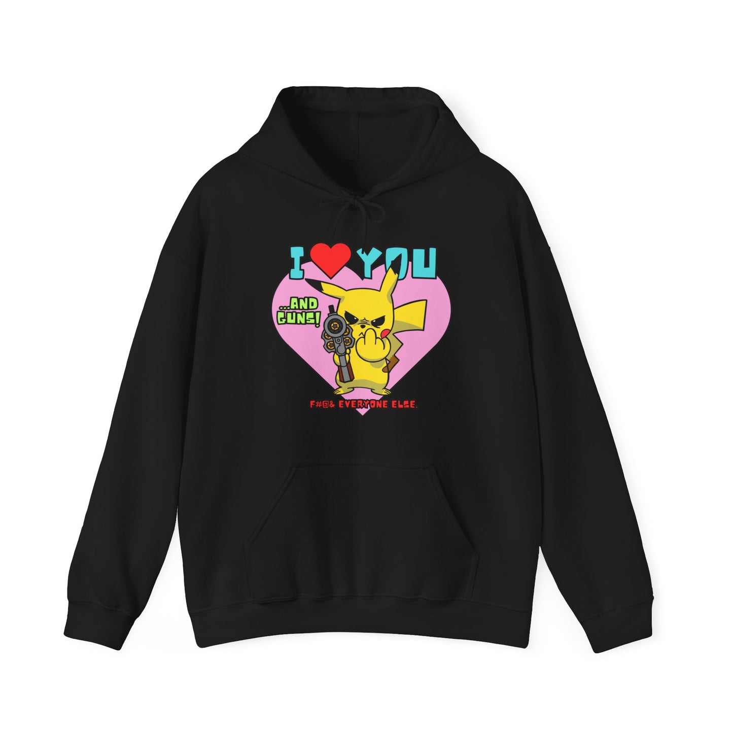 I Love You & Guns! Unisex Heavy Blend™ Hooded Sweatshirt