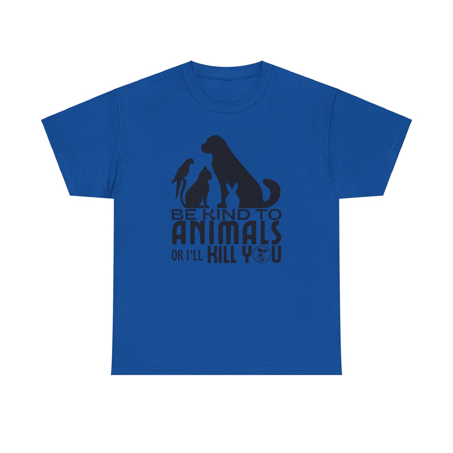 Be Kind to Animals! Unisex Heavy Cotton Tee