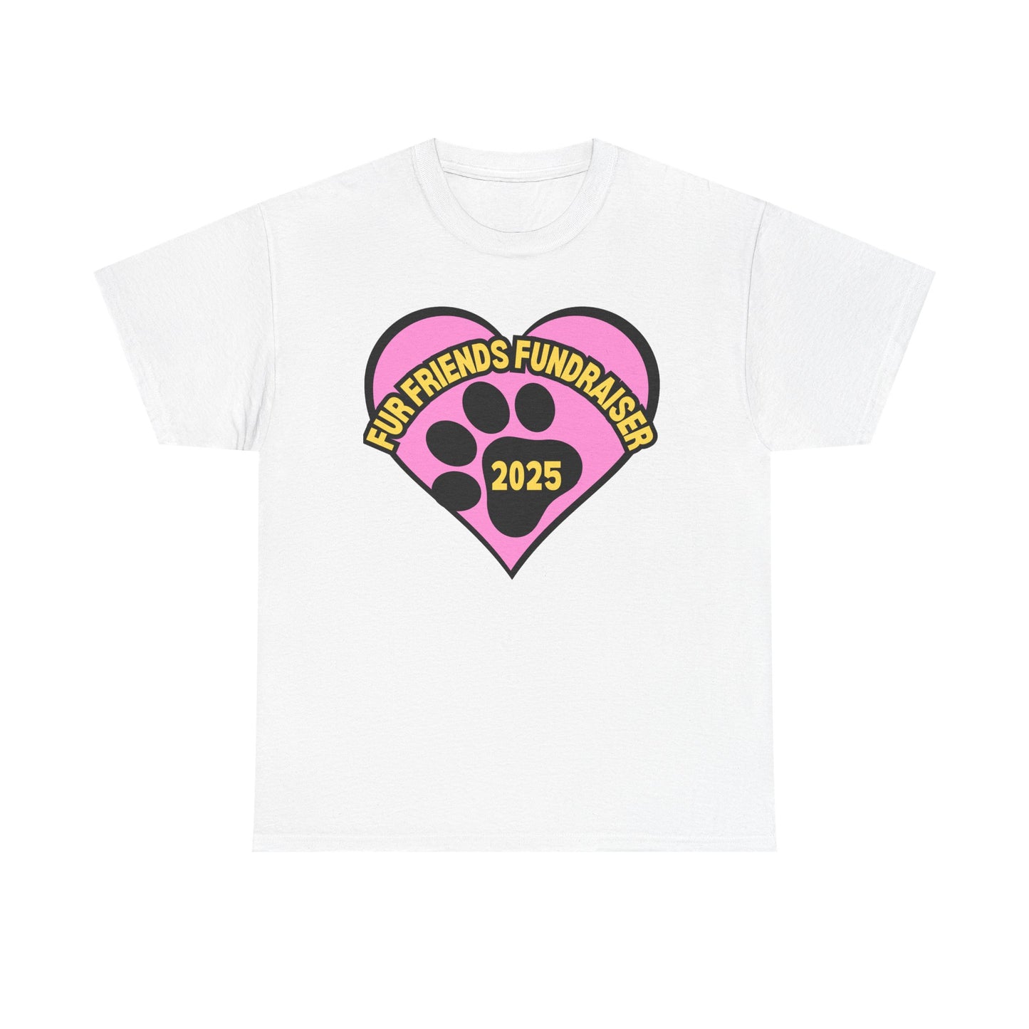 (FFF) Fur Friends Fundraiser '25 Unisex Heavy Cotton Tee