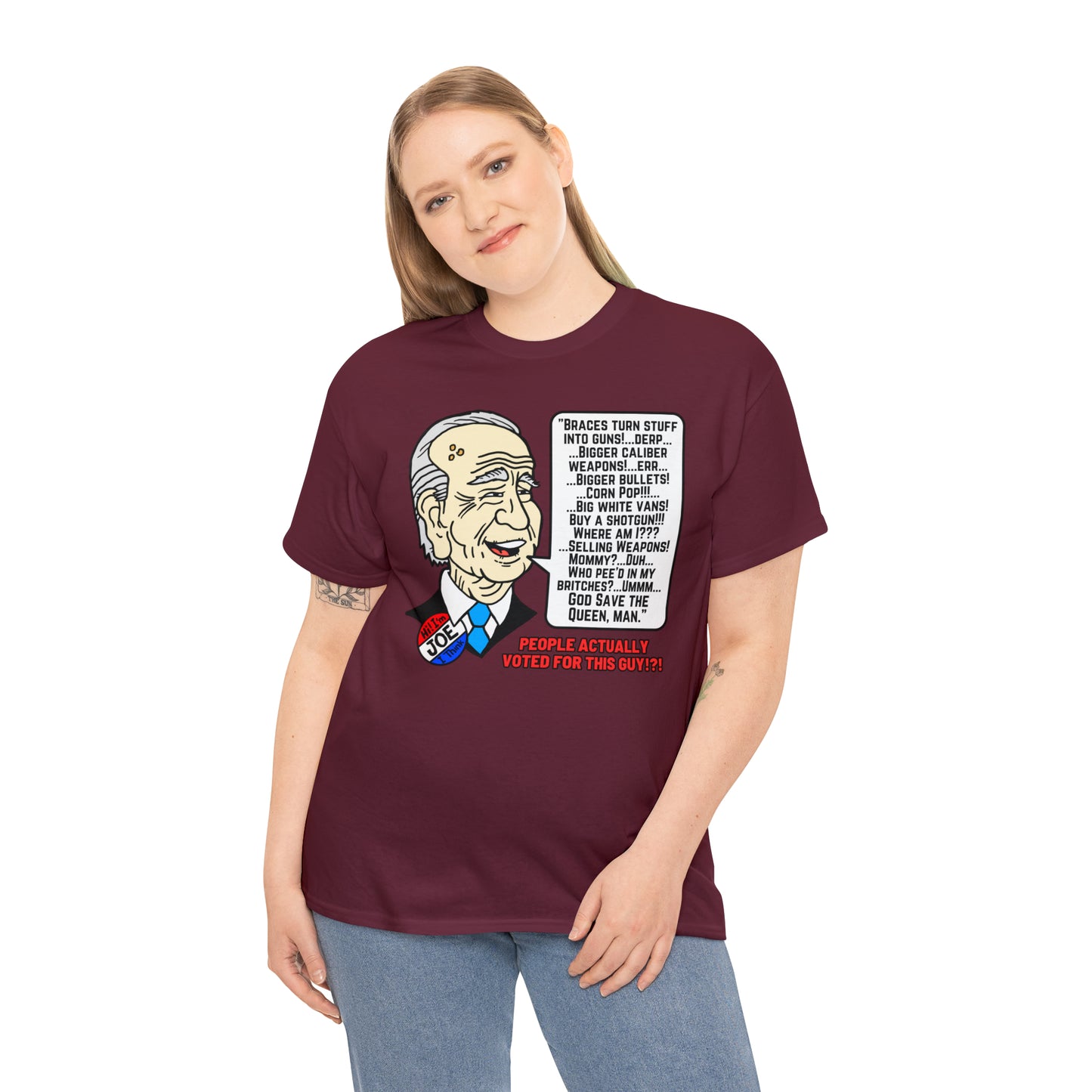 Biden Talk Unisex Heavy Cotton Tee