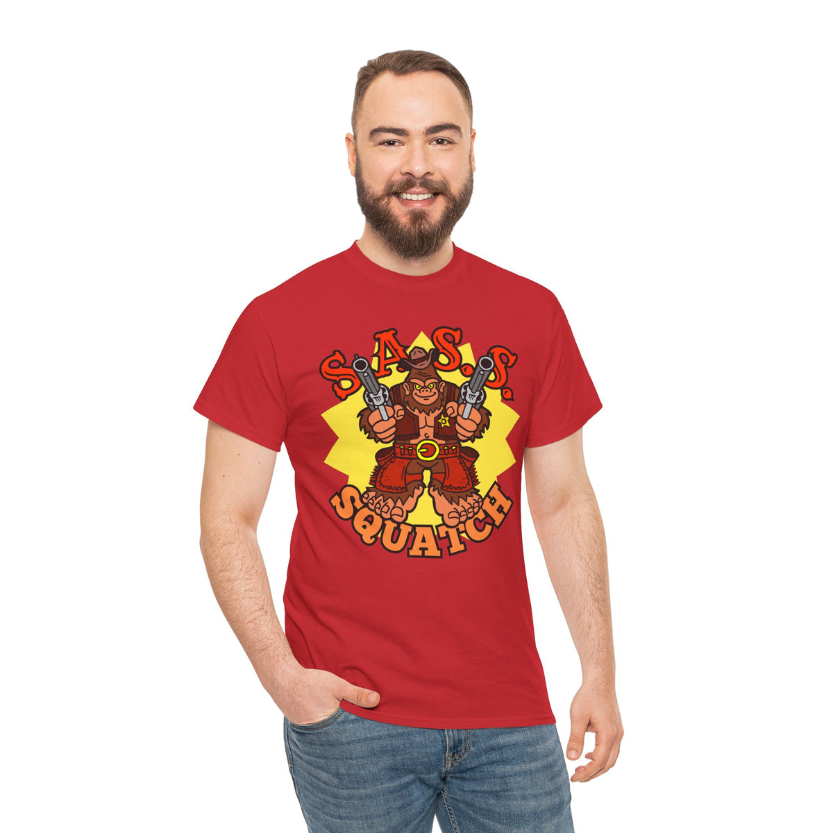 SASS-Squatch Unisex Heavy Cotton Tee