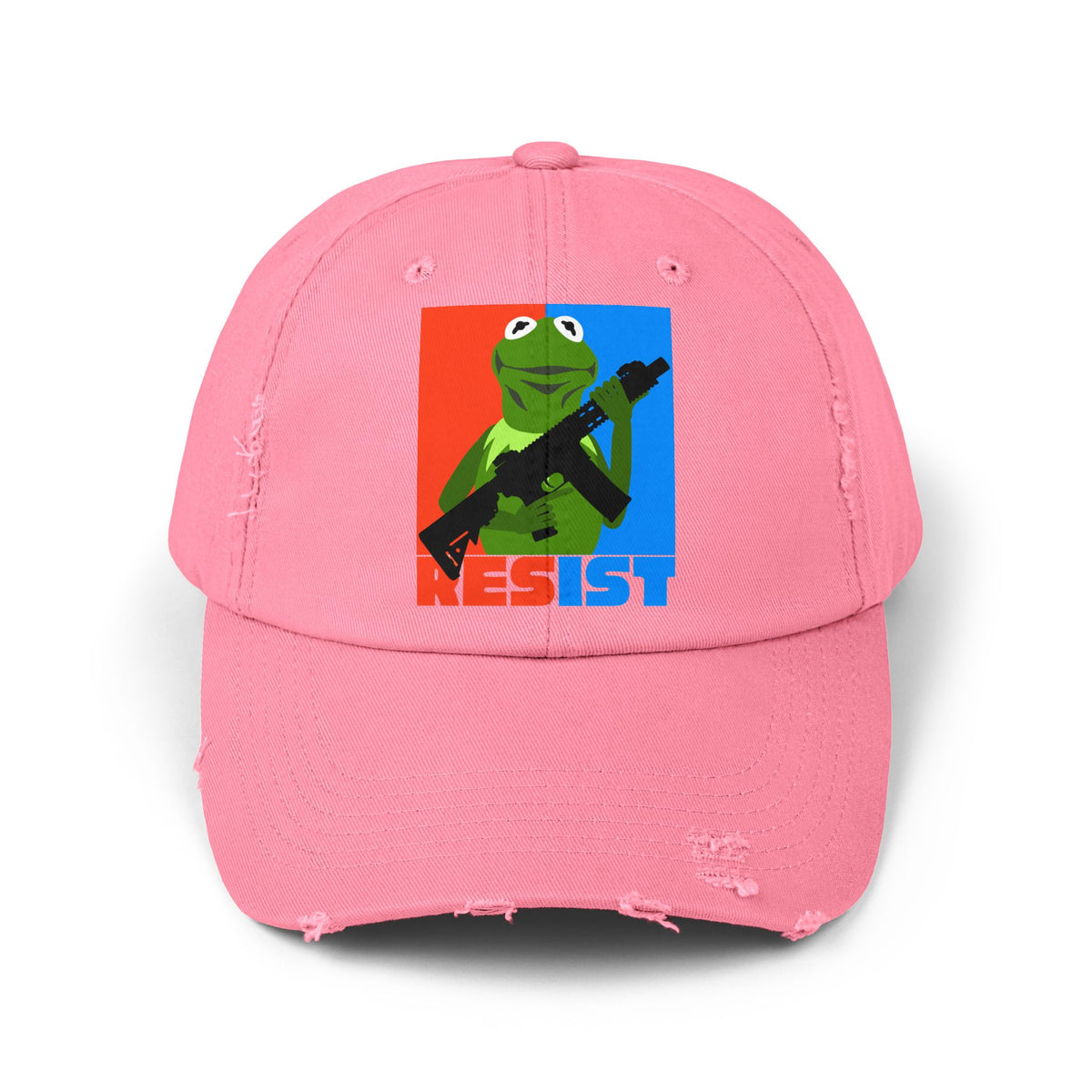 resist! Unisex Distressed Cap