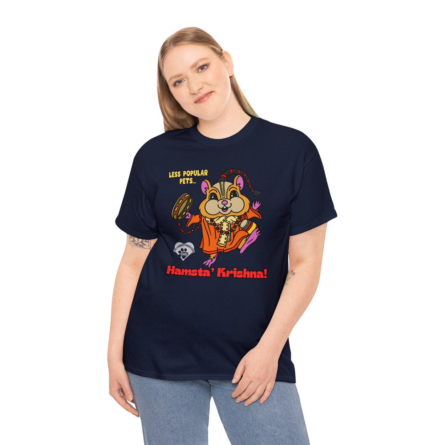 Hamsta' Krishna! Unisex Heavy Cotton Tee