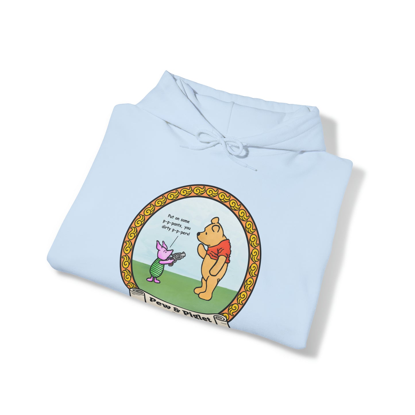 Piglet Gets a Gat! Unisex Heavy Blend™ Hooded Sweatshirt