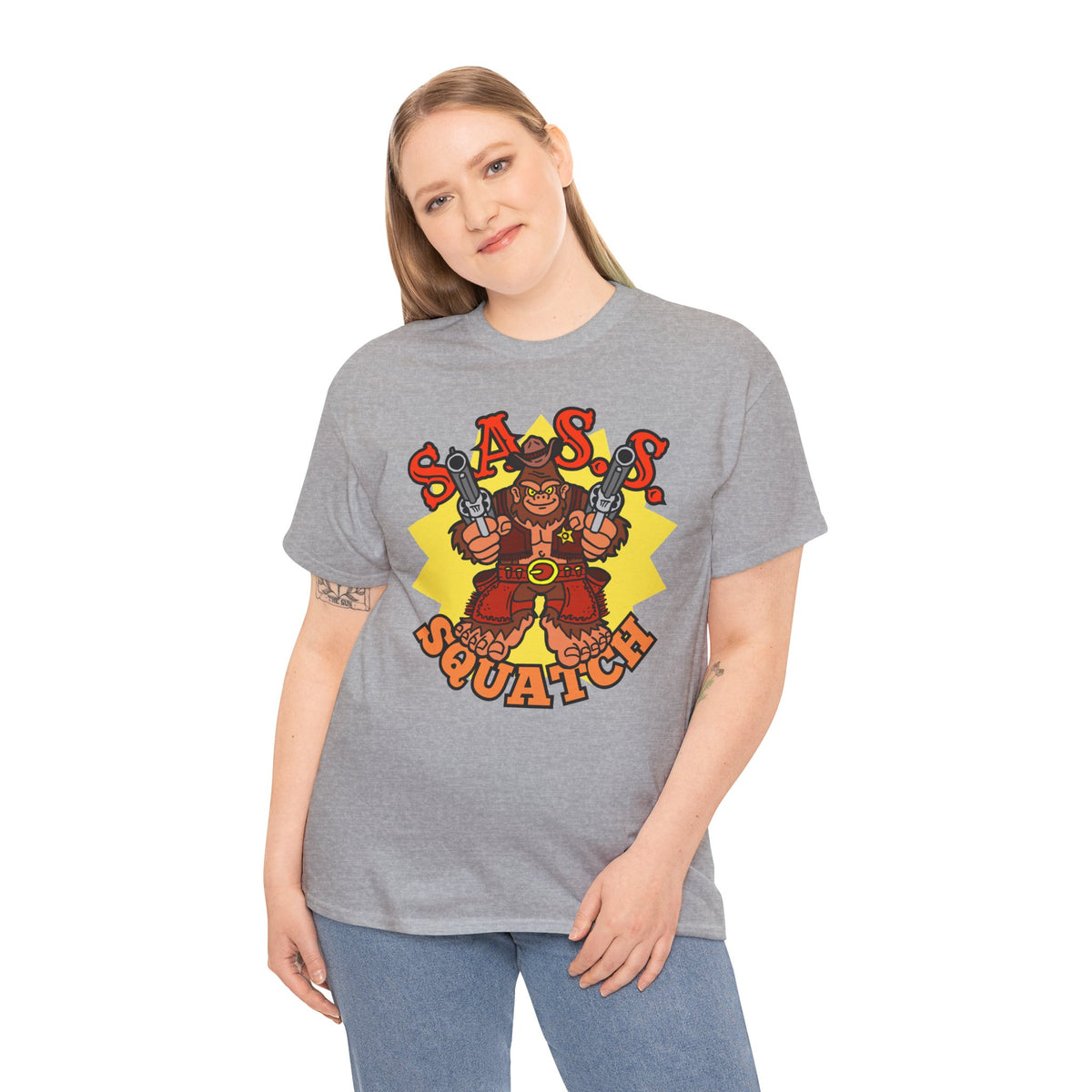 SASS-Squatch Unisex Heavy Cotton Tee