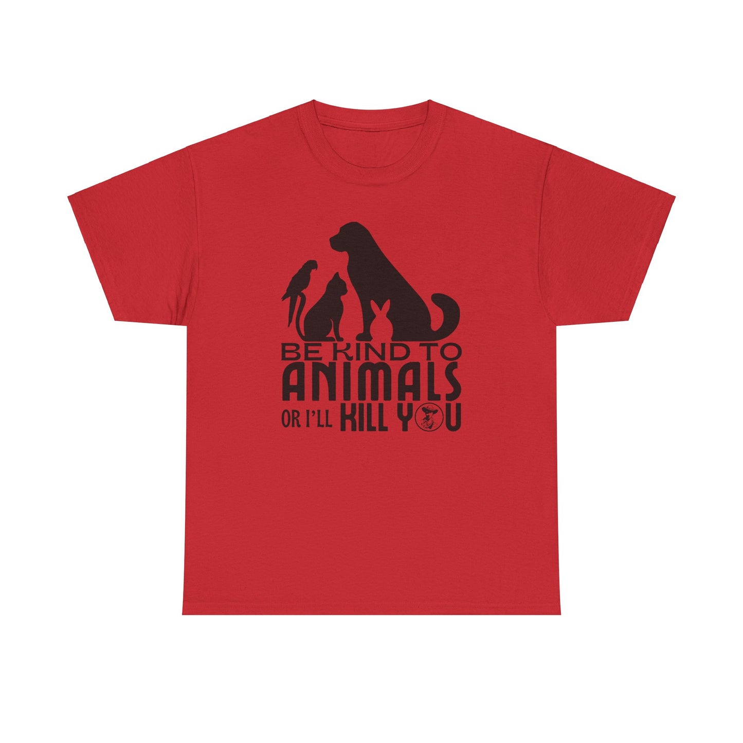 Be Kind to Animals! Unisex Heavy Cotton Tee