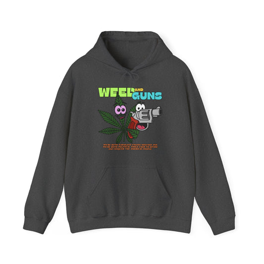 Weed & Guns! Unisex Heavy Blend™ Hooded Sweatshirt