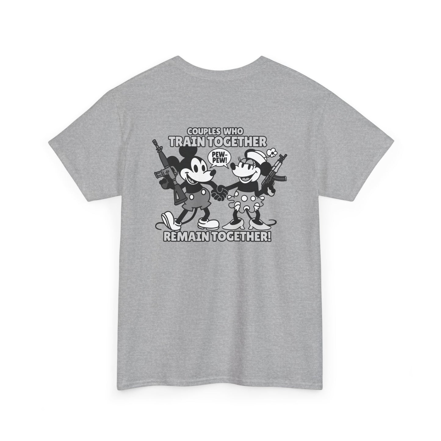 Couple's Therapy! (Back Print) Unisex Heavy Cotton Tee