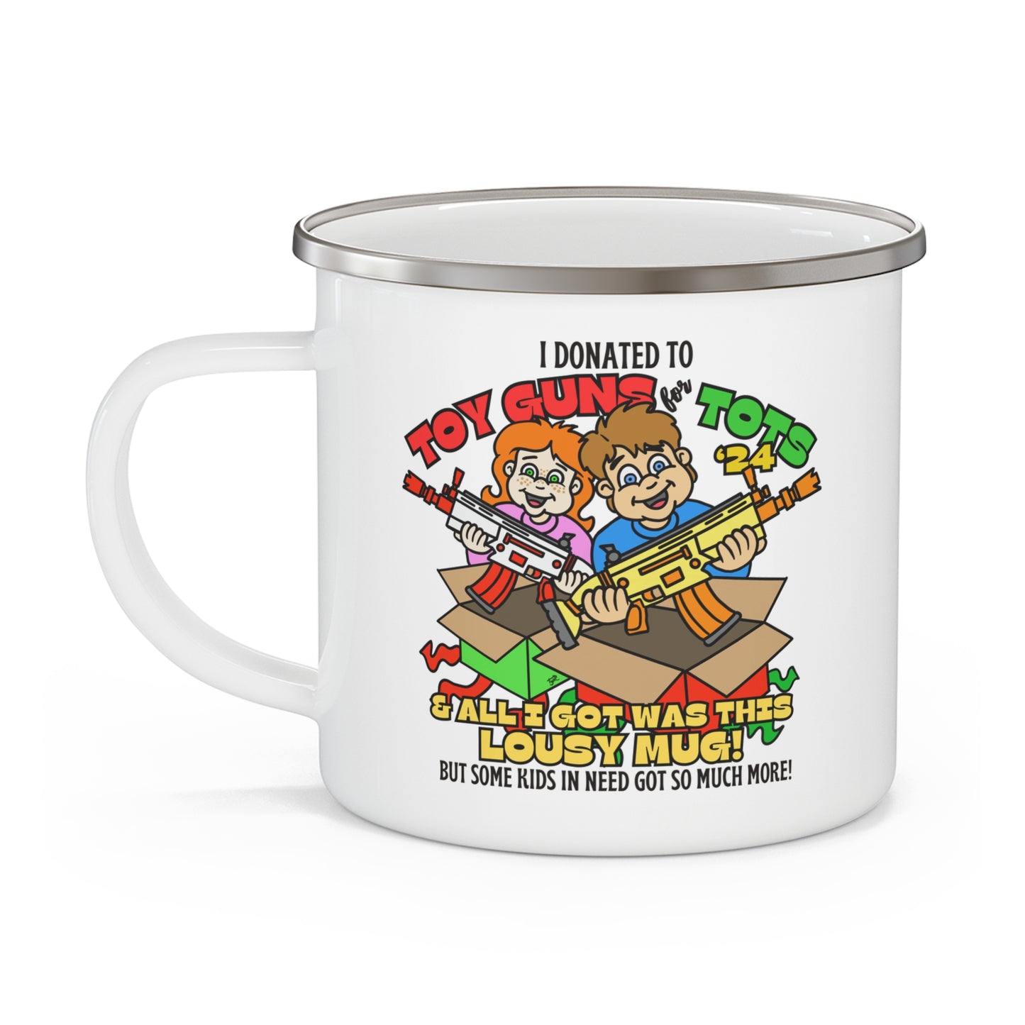TG4T Donation Enamel Camping Mug