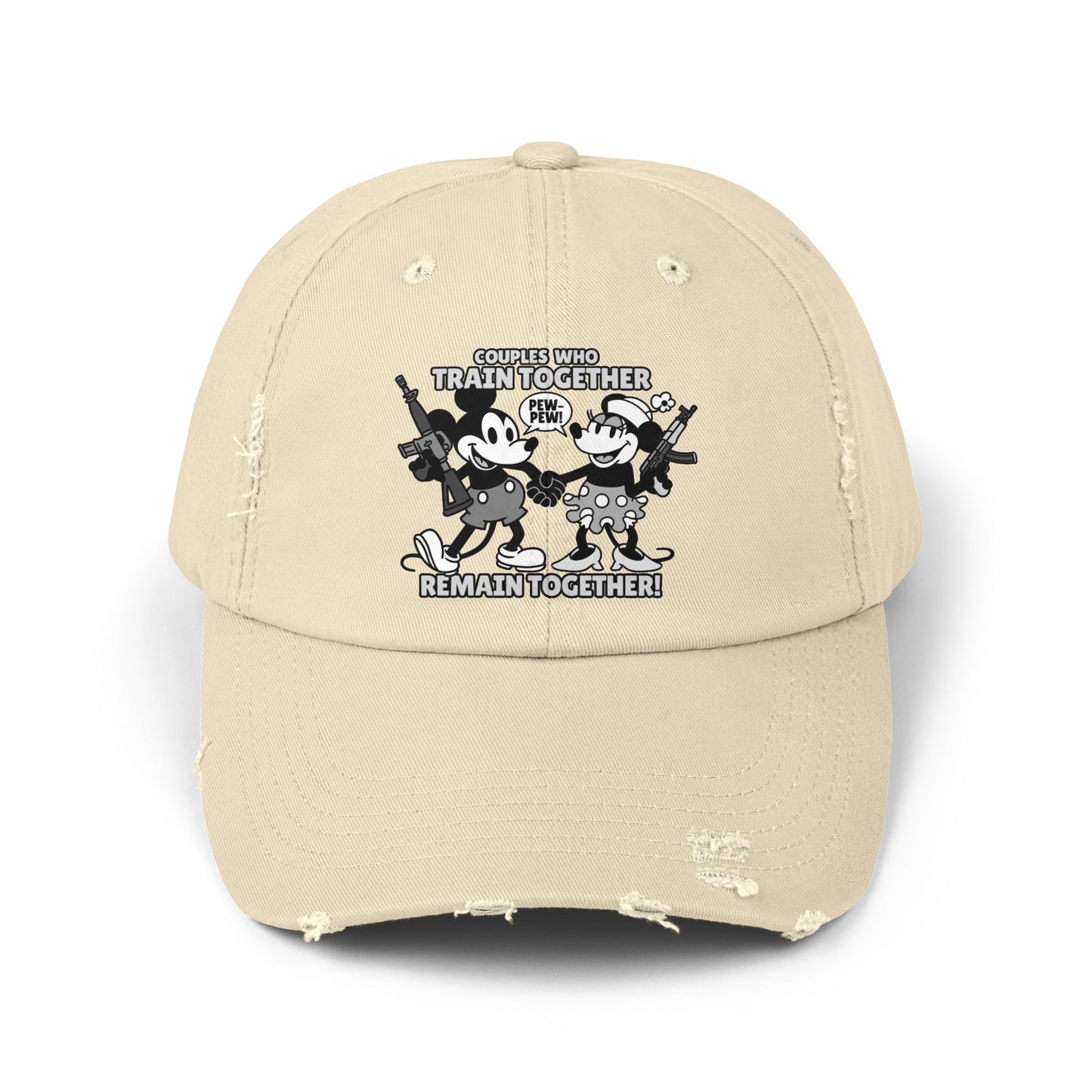 Couple's Therapy! Unisex Distressed Cap