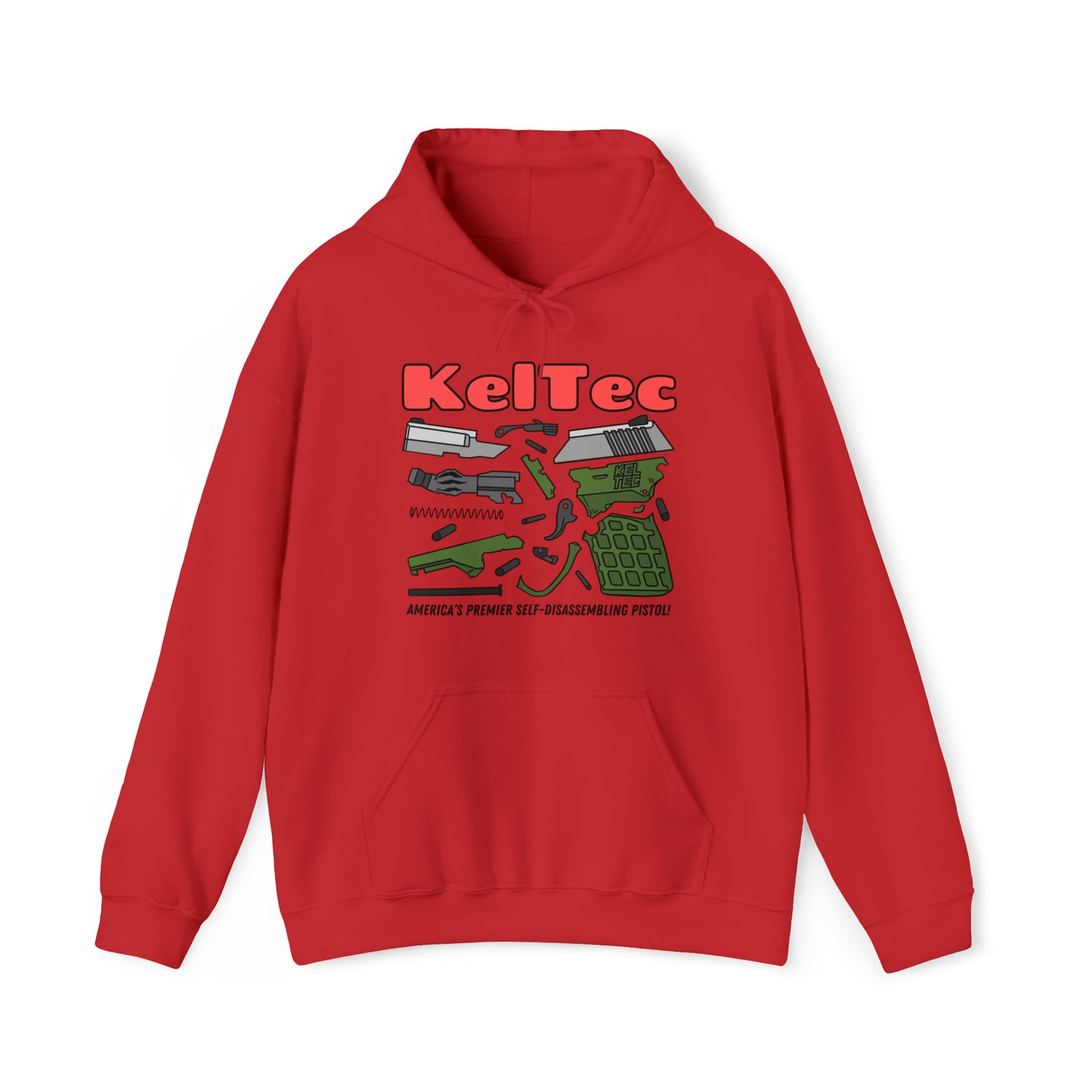 KELTEC Disassembled Unisex Heavy Blend™ Hooded Sweatshirt