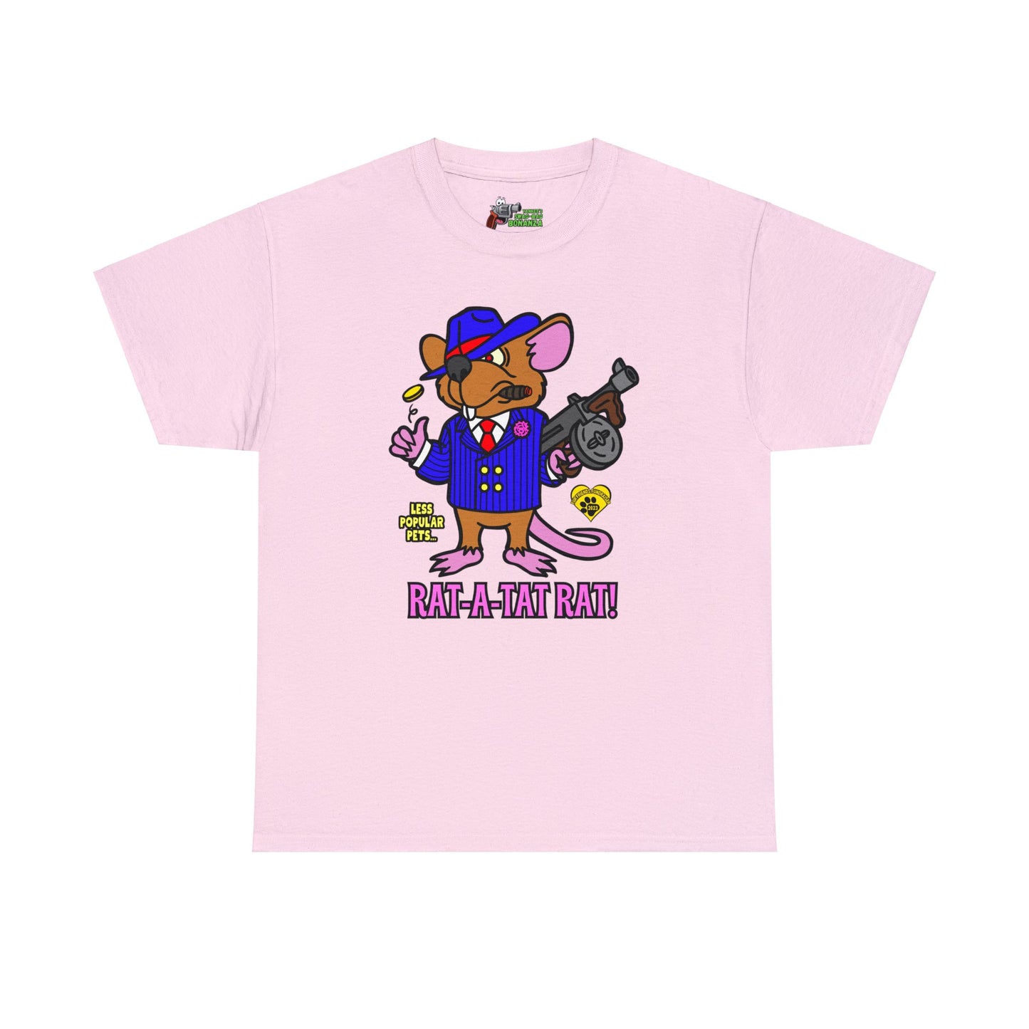 Rat-a-tat Rat! Unisex Heavy Cotton Tee