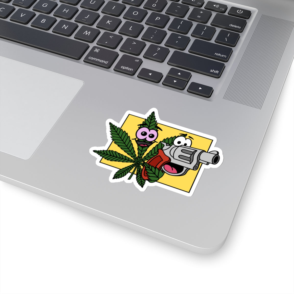 Weed & Guns! (No Text) Kiss-Cut Stickers