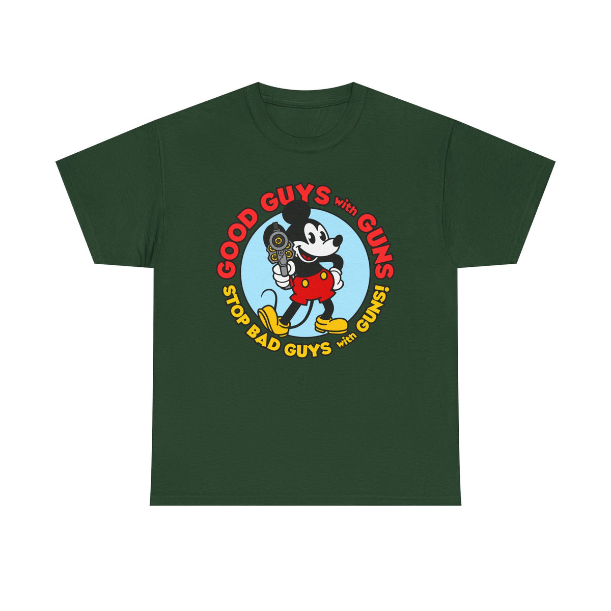 Good Guys with Guns! (V2) Unisex Heavy Cotton Tee