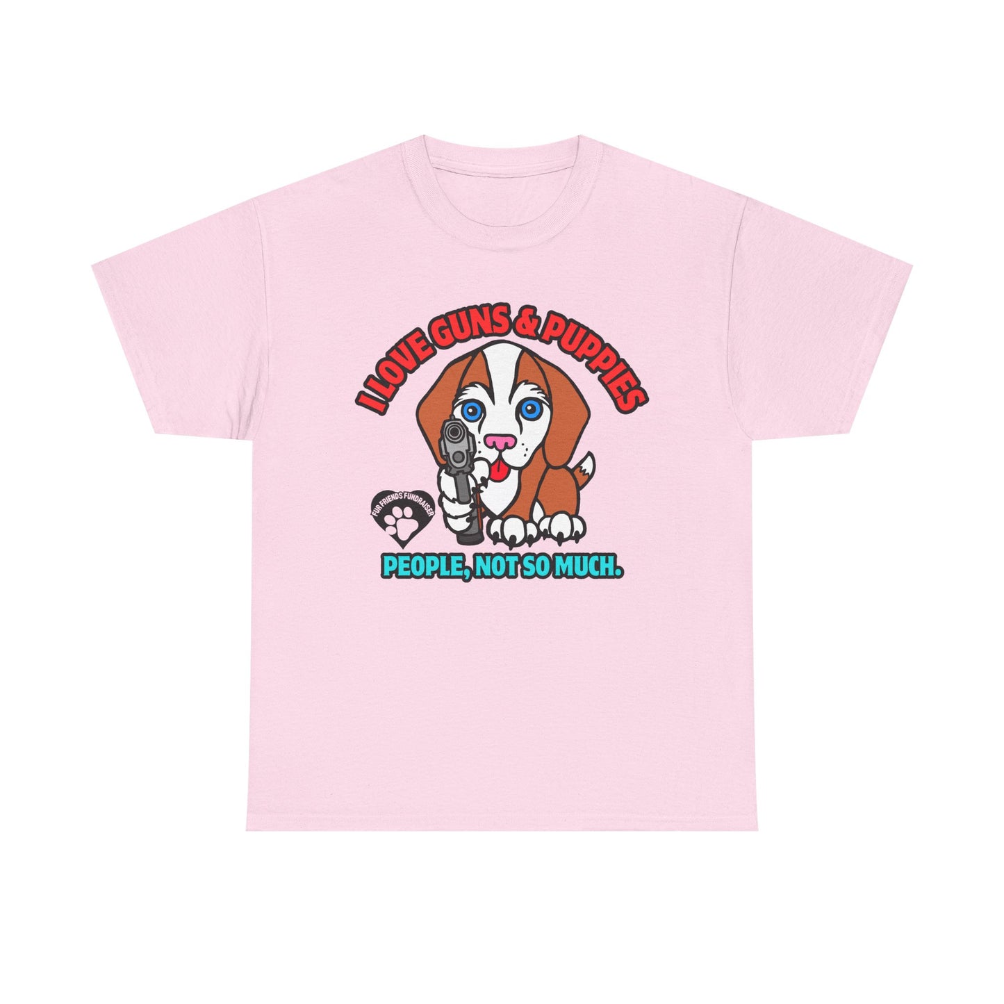I LOVE Puppies! Unisex Heavy Cotton Tee