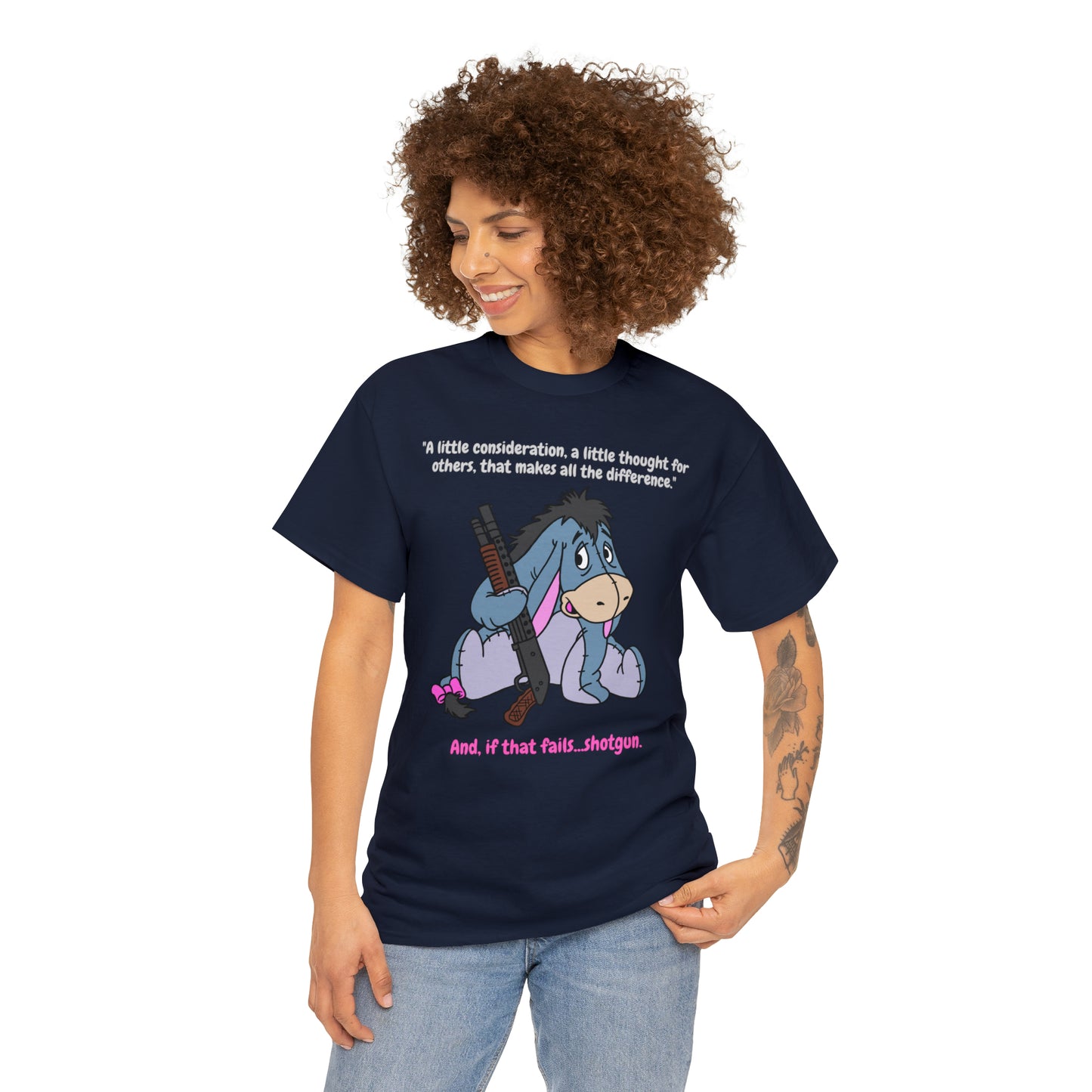 Kindness & Shotguns Unisex Heavy Cotton Tee