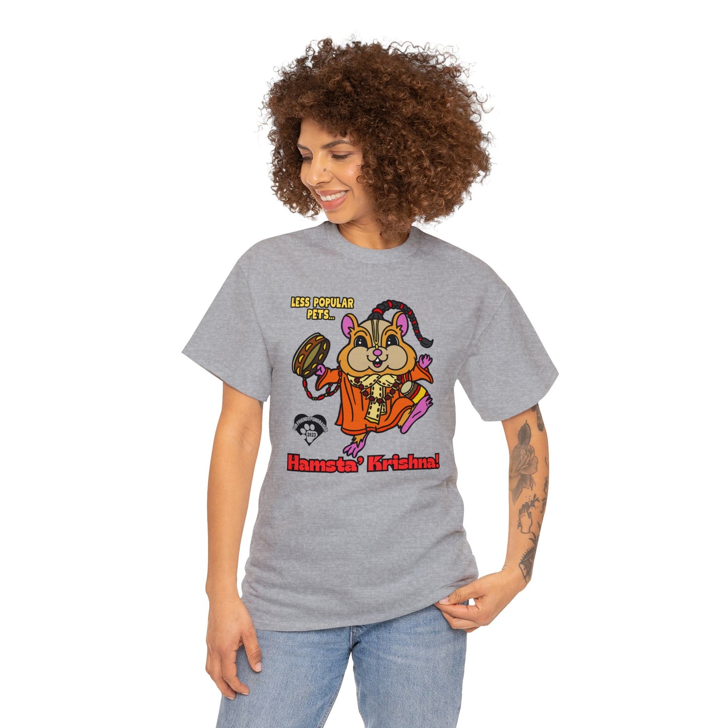 Hamsta' Krishna! Unisex Heavy Cotton Tee