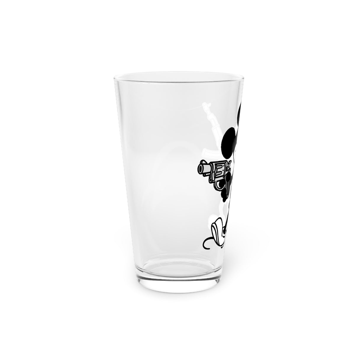 Mouse Guns! Pint Glass, 16oz