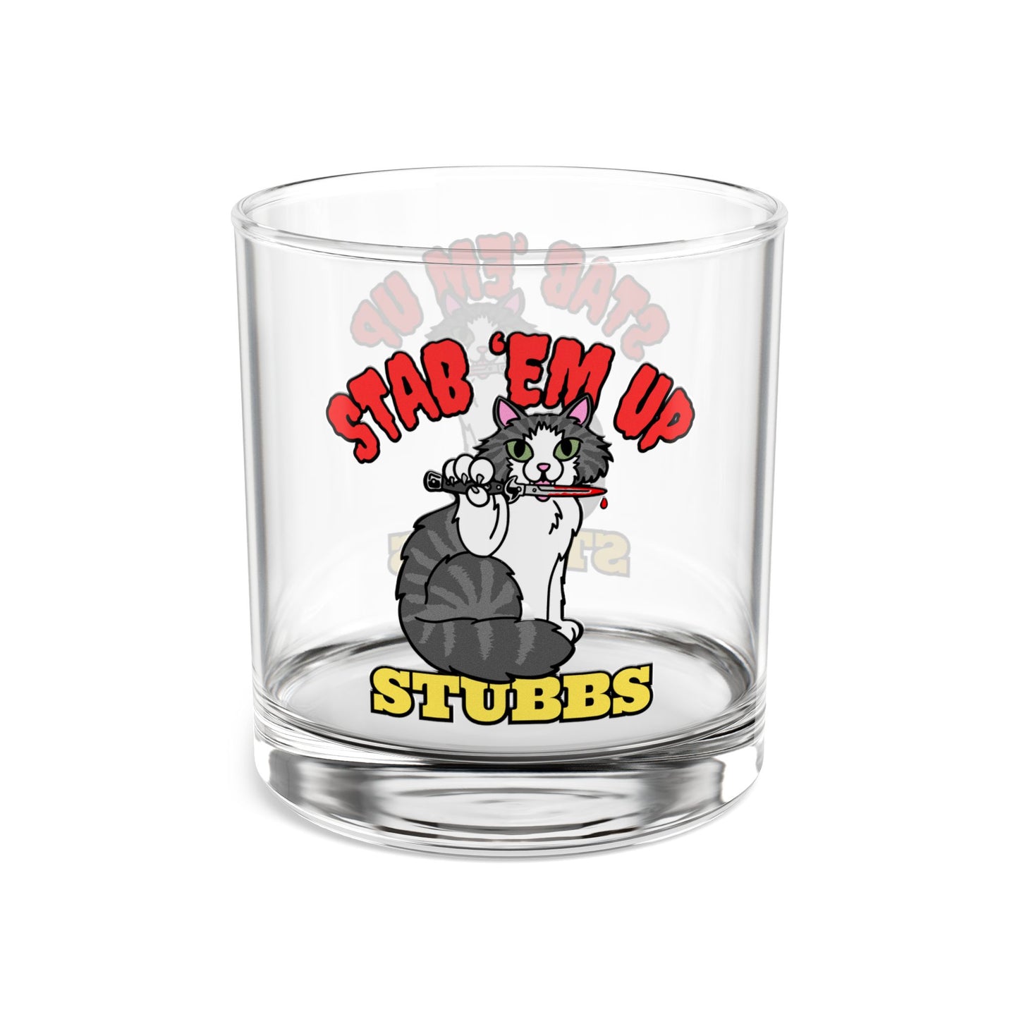 Stab 'Em Up Stubbs! Rocks Glass, 10oz