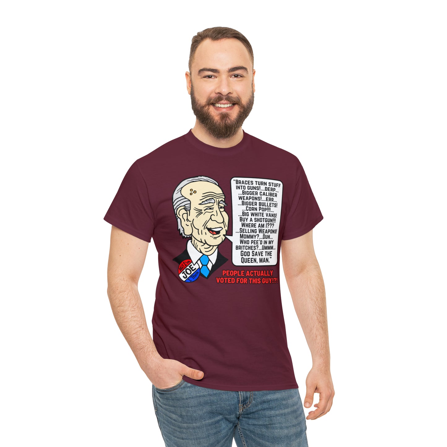 Biden Talk Unisex Heavy Cotton Tee