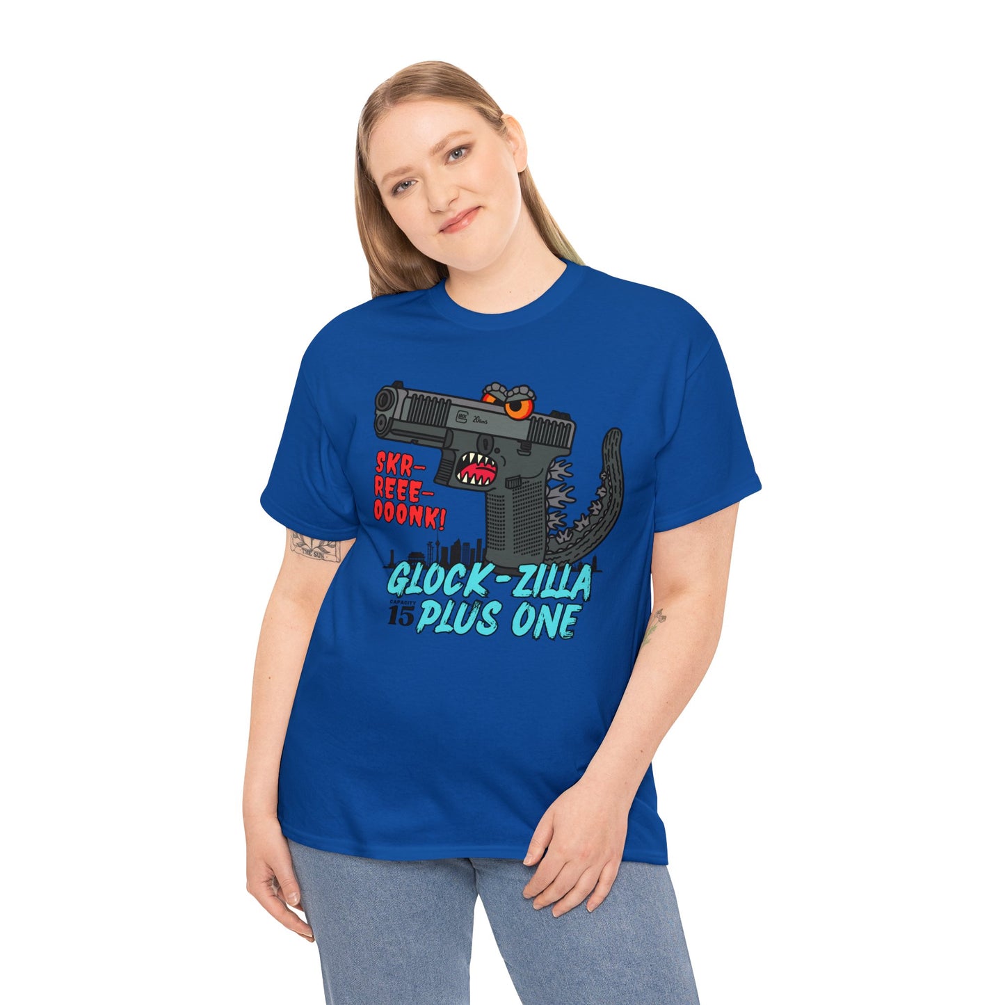 Glock-zilla! Unisex Heavy Cotton Tee