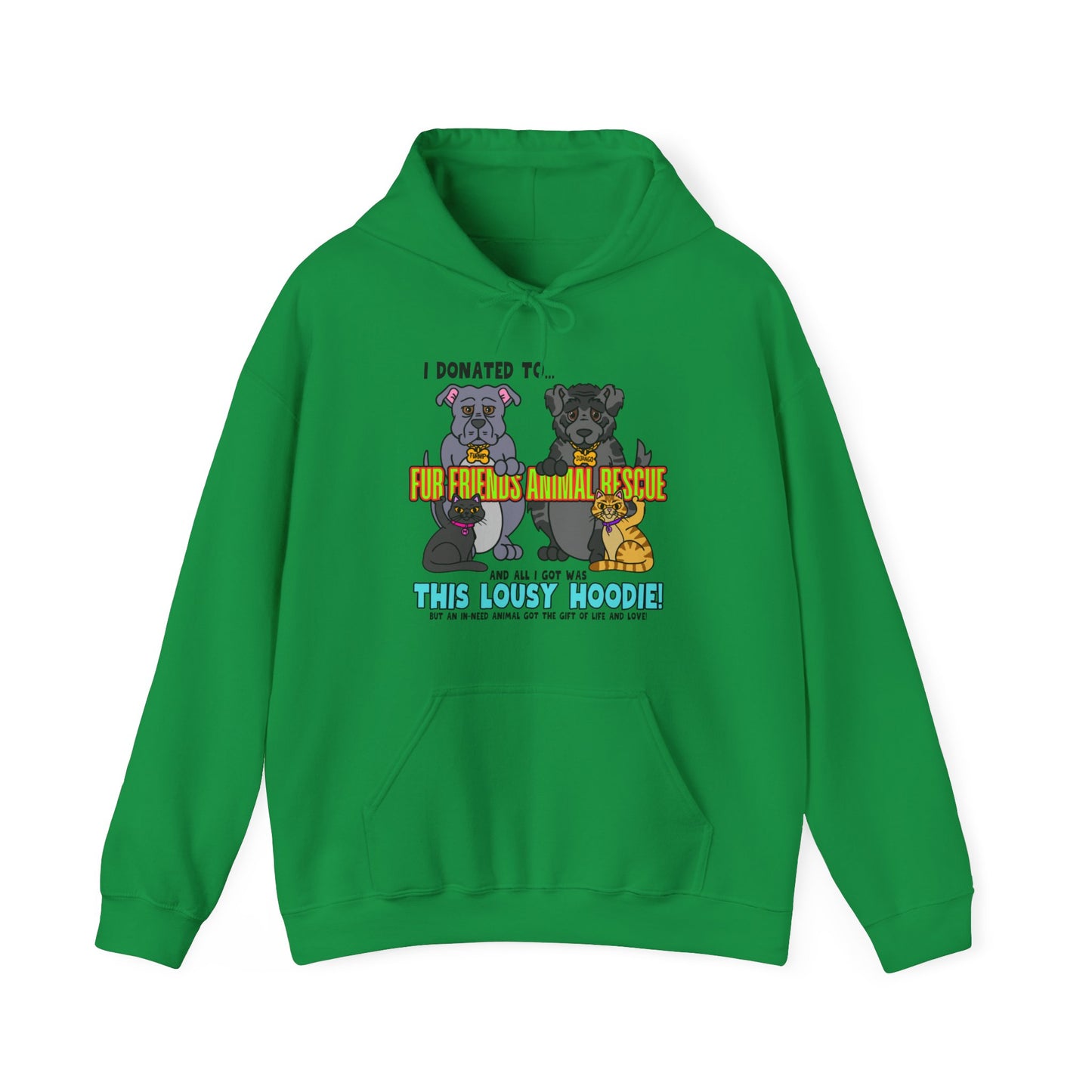 Fur Friends Donation (+1 GCG Entry) Unisex Heavy Blend™ Hooded Sweatshirt