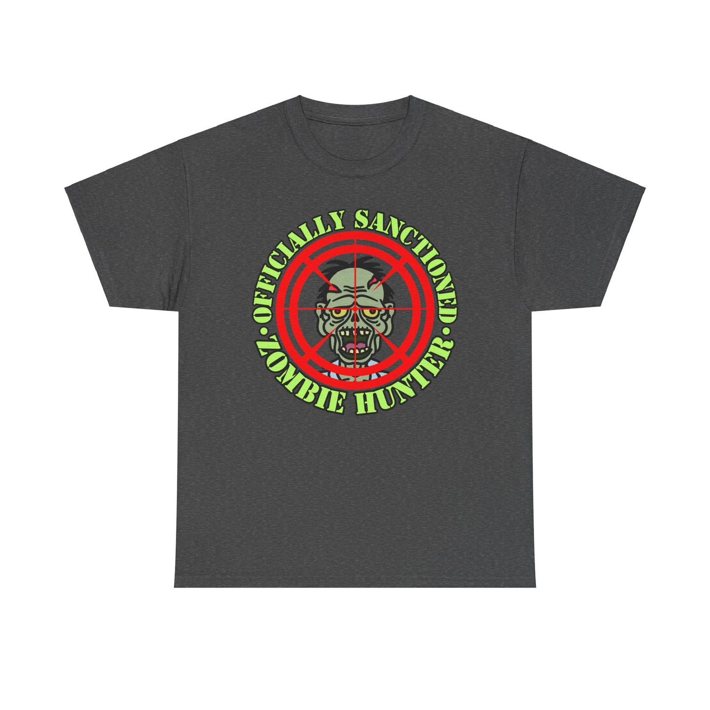 Zombie Hunter Unisex Heavy Cotton Tee