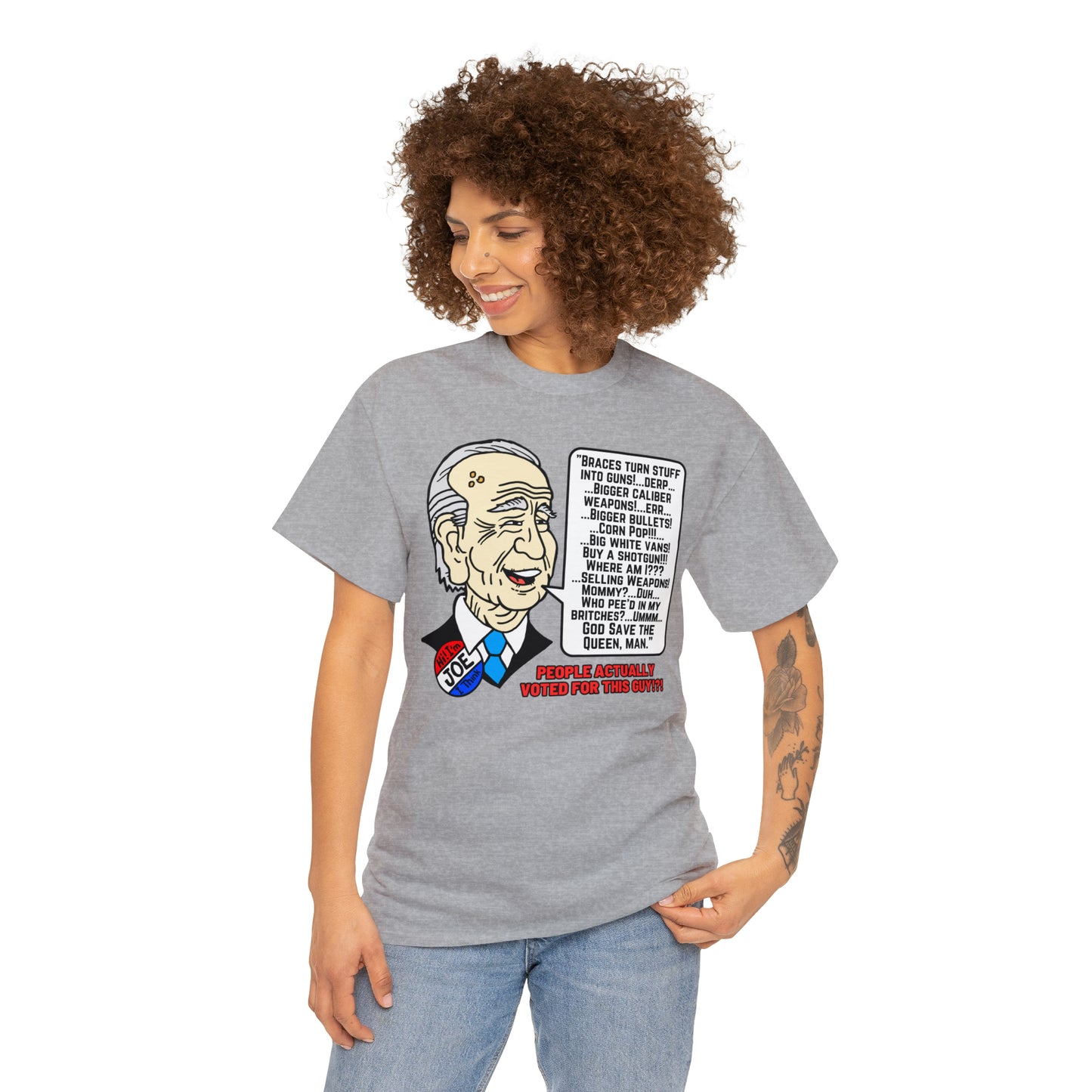 Biden Talk Unisex Heavy Cotton Tee