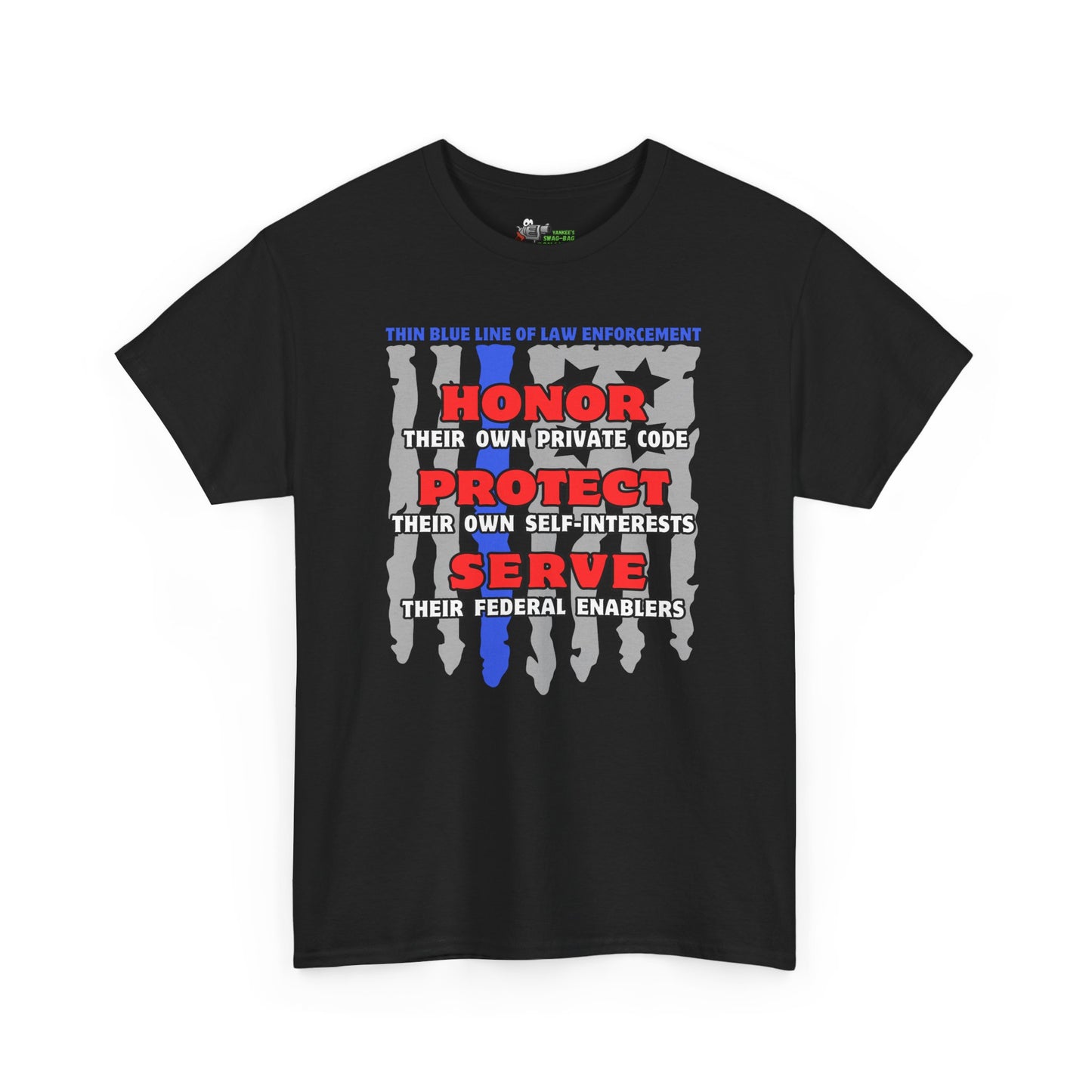 True Thin Blue Line! Unisex Heavy Cotton Tee